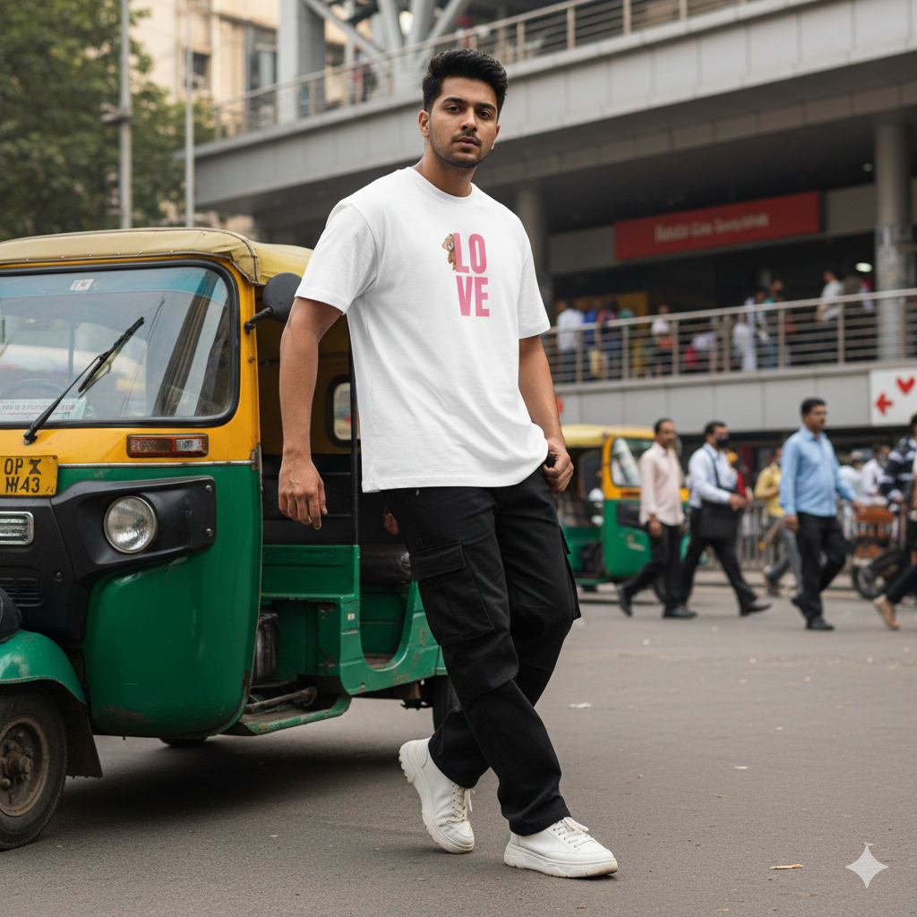 Love Teddy | Oversized T Shirt