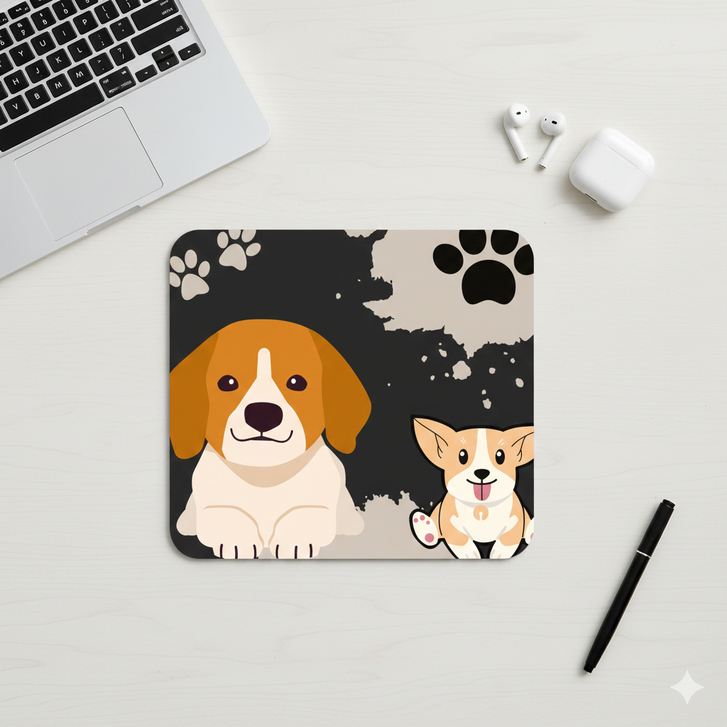 Happy Puppies | Mouse Pad