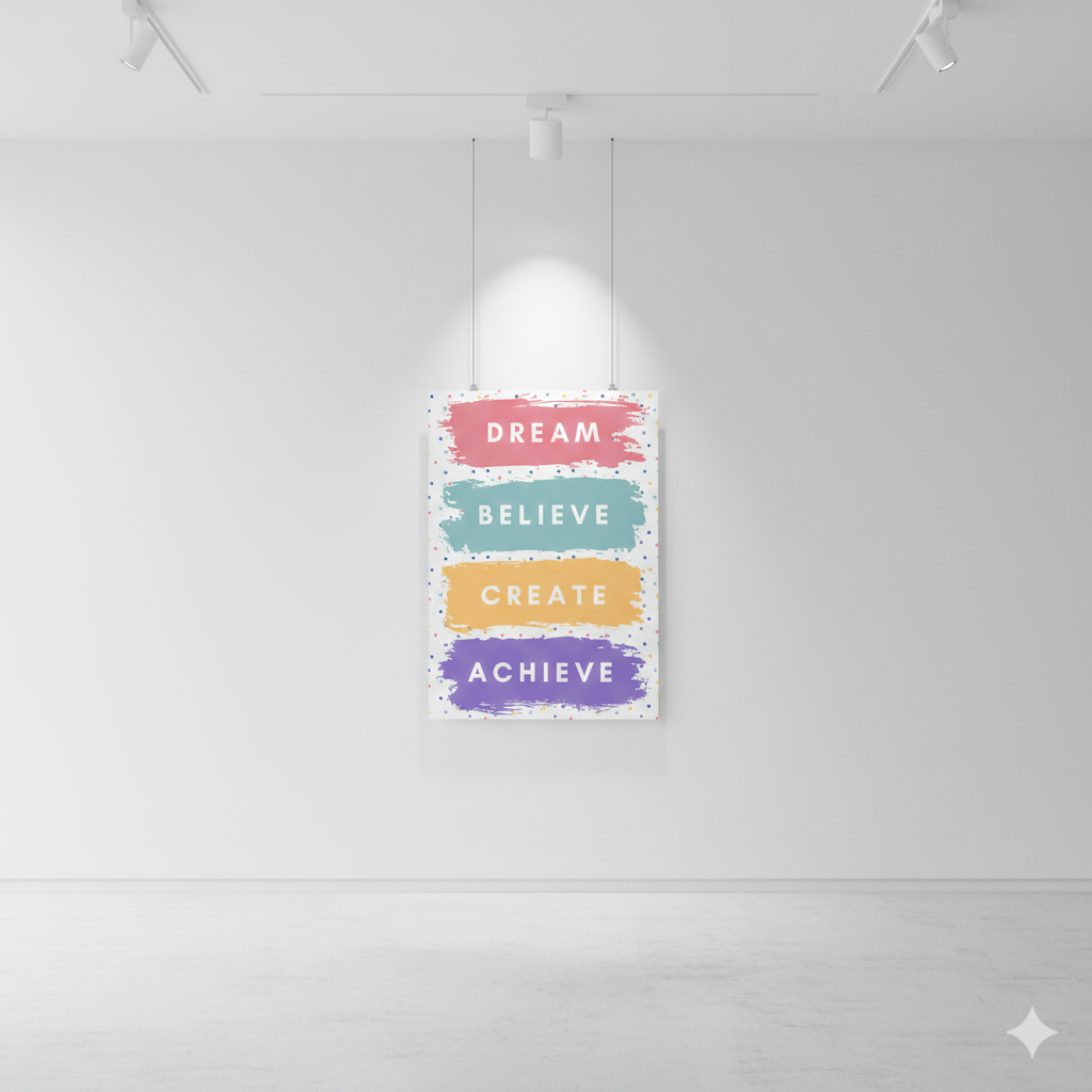 Dream Believe Achieve | Poster