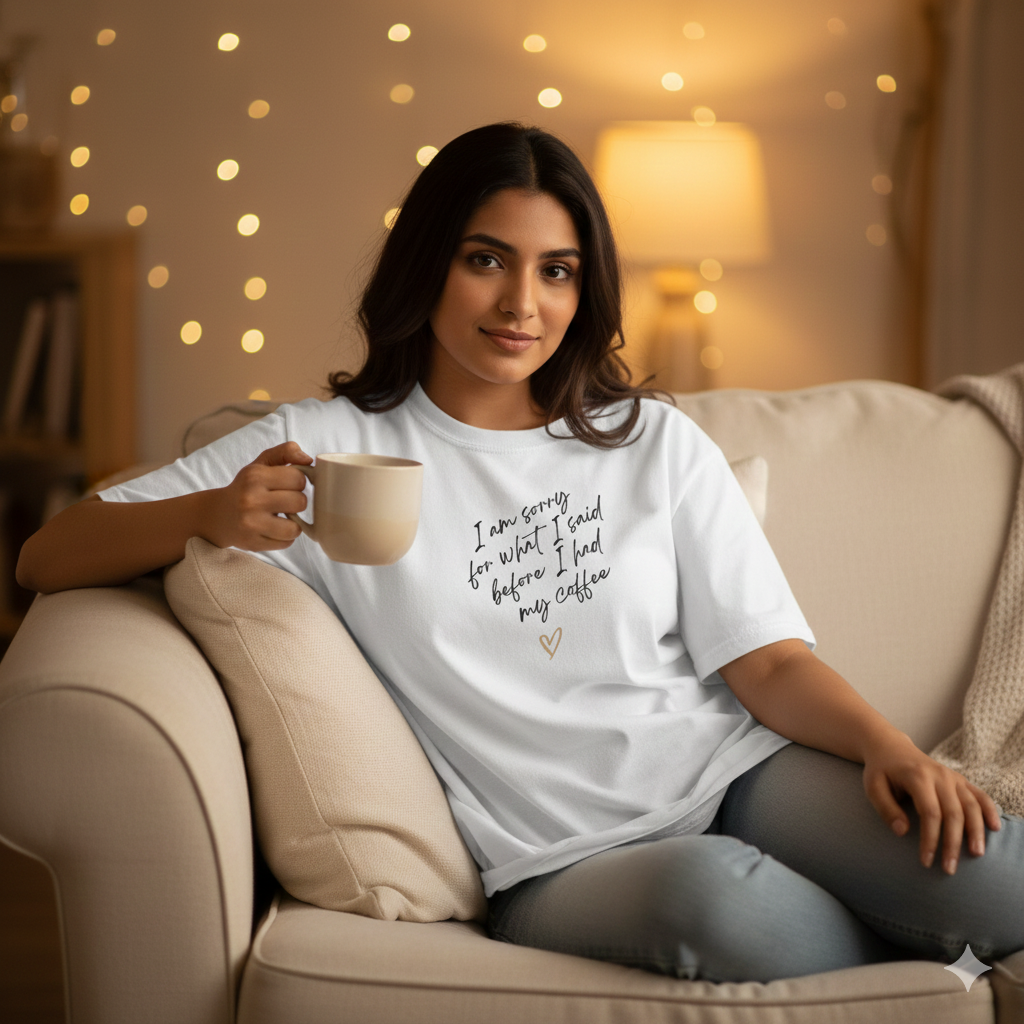 Coffee Vibes | Oversized T Shirt