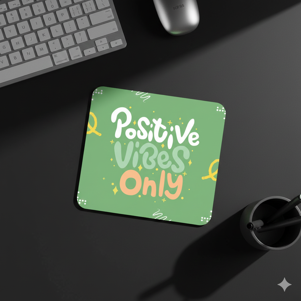 Positive Vibes Only | Mouse Pad