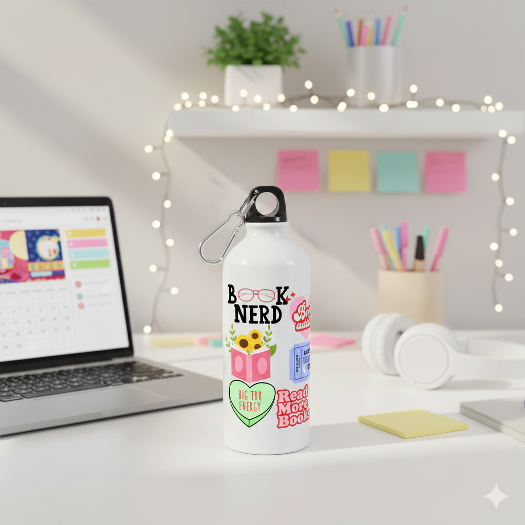 Book Addict | Sipper Bottles