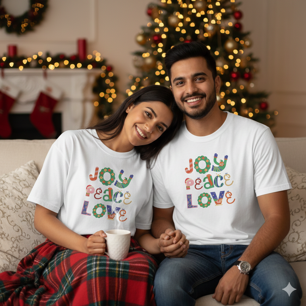 Joy Peace Love | Oversized T Shirt