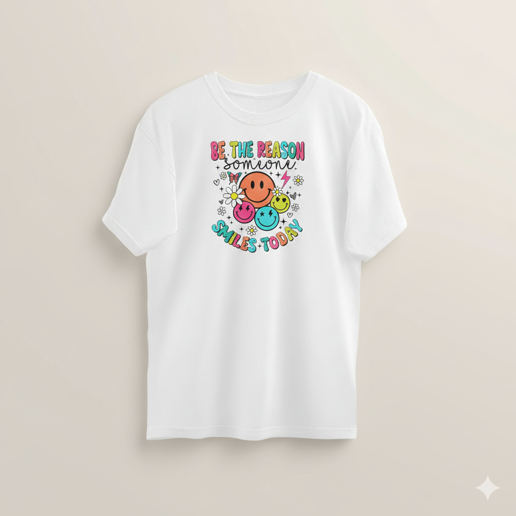 Be The Reason Someone Smiles Today | Oversized T Shirt