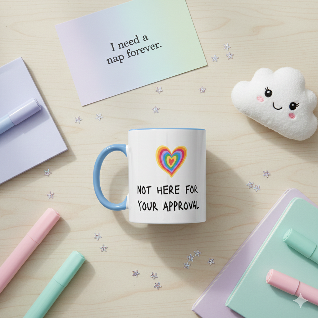 Not Here For Your Approval | Coffee Mug